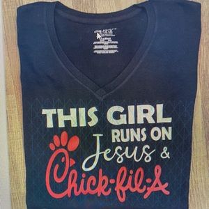 Chick-FIl-A shirt love Jesus